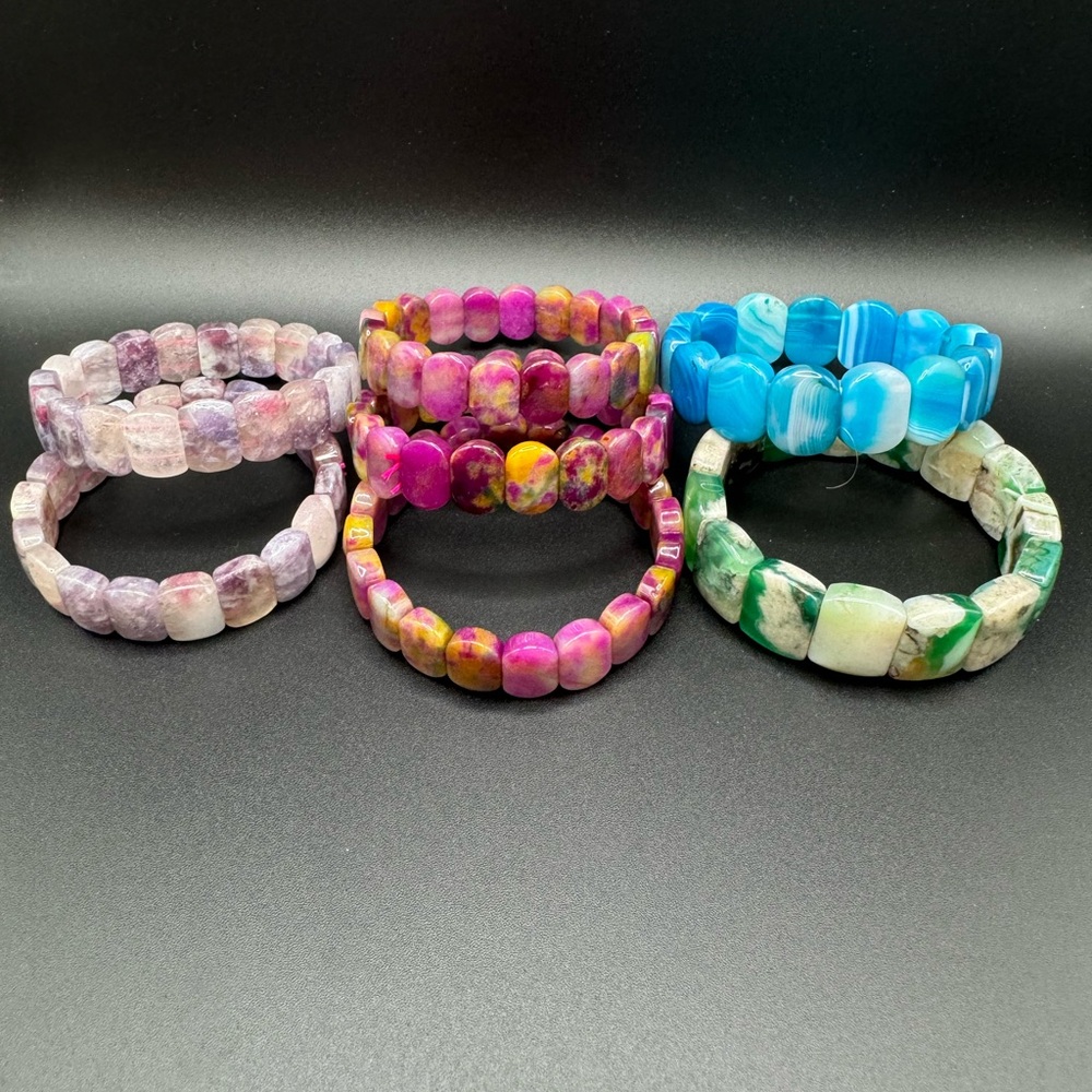 Crystal Soft Bangles (7pc)
